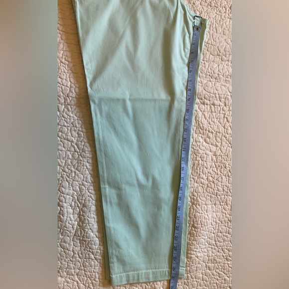Talbots Relaxed Chino Mint Green 4 Pocket - Picture 7 of 8